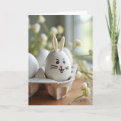 Winking Egg Springtime Scene Card カード (正面)