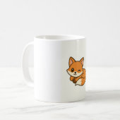 Winking fox mug コーヒーマグカップ (正面左)