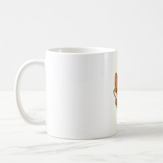 Winking fox mug コーヒーマグカップ (左)