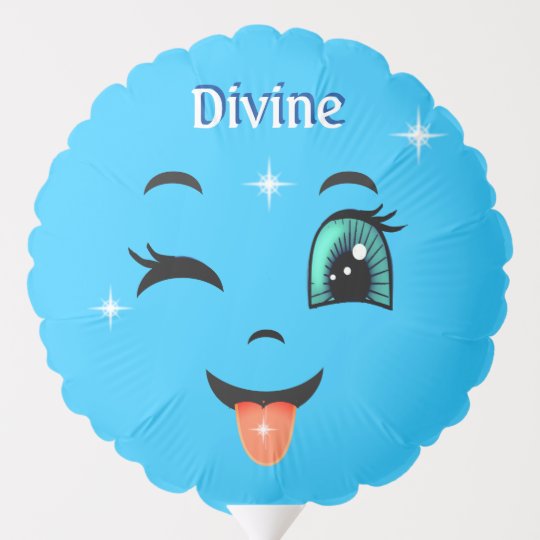 Winkyの幸せな顔 バルーン Zazzle Co Jp