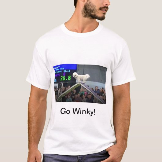 Winkyは行きます! Tシャツ (正面)