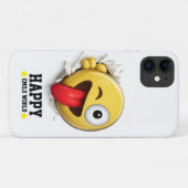 Winky Emoji iPhone 11 Tough Case Case-Mate iPhoneケース (裏面(横))