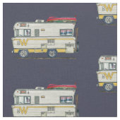 WinnebagoのキャンピングカーRVの服装 ファブリック (クローズアップ)