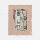WinnebagoのキャンピングカーRVの服装 フリースブランケット (正面)