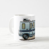 WinnebagoのLeSharoのキャンピングカーRV コーヒーマグカップ (正面左)