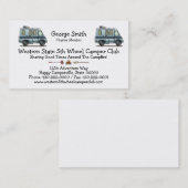 WinnebagoのLeSharoのキャンピングカーRV 名刺 (正面/裏面)