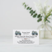 WinnebagoのLeSharoのキャンピングカーRV 名刺 (スタンド正面)