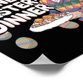 Winner Easter Dinner Trump Bunny Hunt Eggs Happy E ポスター (角)