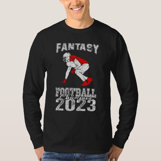 Winner Fantasy Football Champion  Fantasy League C Tシャツ (正面)