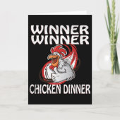 Winner Loser Video Game Chicken Dinner Game Player カード (正面)