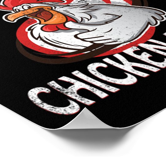 Winner Loser Video Game Chicken Dinner Game Player ポスター (角)