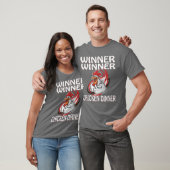 Winner Loser Video Game Chicken Dinner Game Player Tシャツ (ユニセックス)