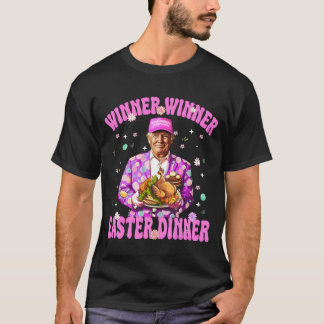 winner winner easter dinner T rump, retro, vintage Tシャツ