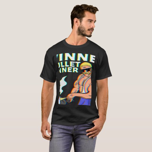 Winner Winner Mullet Dinner Party In The Back 1 Tシャツ (正面フル)