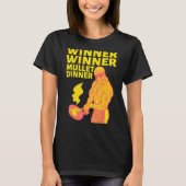 Winner Winner Mullet Dinner Party In The Back  2 Tシャツ (正面)