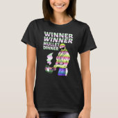 Winner Winner Mullet Dinner Party In The Back  3 Tシャツ (正面)
