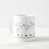 Winnfredペプチド名mug コーヒーマグカップ (正面左)