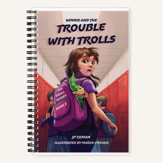 Winnieはタミーを学校のバックパックに入れている ノートブック (正面)