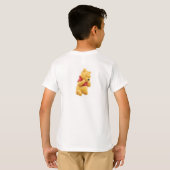 Winnie pooでのTシャツのデザイン Tシャツ (裏面フル)
