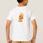 Winnie pooでのTシャツのデザイン Tシャツ (裏面)