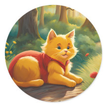 Winnie the Pooh Cat V1ステッカー
