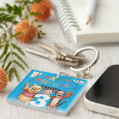 Winnie the Pooh | Happy Birthday キーホルダー (正面右)