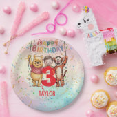 Winnie the Pooh | Happy Birthday ペーパープレート (パーティー)