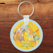 Winnie The Pooh Keychain – 女の子キーリング キーホルダー (裏面)