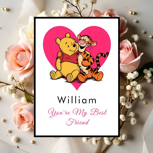 Winnie the Pooh & Piglet Cute カード
