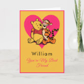 Winnie the Pooh & Piglet Friendship カード (正面)