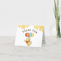 Winnie The Pooh "Thank You"カード