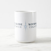 Winning Alone Counts Twice Mug コーヒーマグカップ (中央)