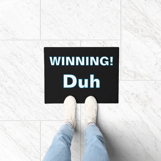 ''Winning, Duh'' Doormat ドアマット (室内)