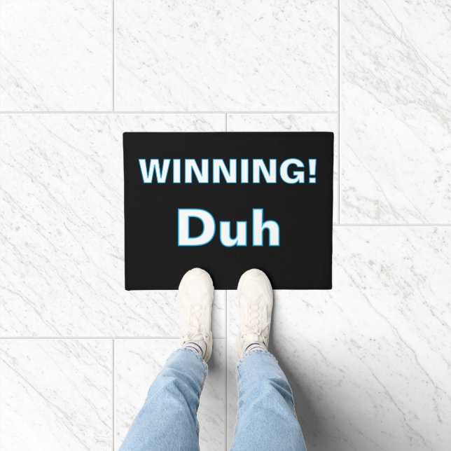''Winning, Duh'' Doormat ドアマット (室内)