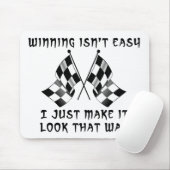 Winning Isn't Easy - ダートバイク モトクロス マウスパッド (マウス)