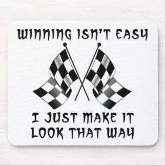 Winning Isn't Easy - ダートバイク モトクロス マウスパッド