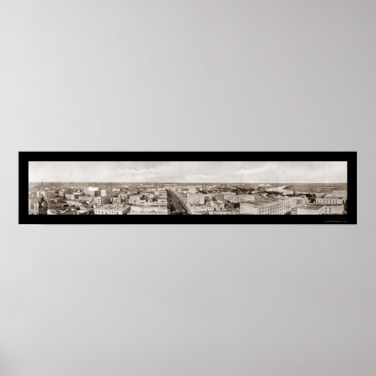 Winnipegカナダ写真1907 ポスター (正面)