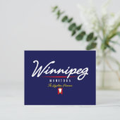 Winnipegスクリプト ポストカード (スタンド正面)