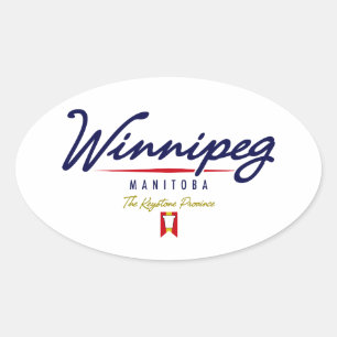 Winnipegスクリプト 楕円形シール