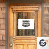Winnipeg Winter Survival Club Window Cling – 40° ウィンドウサイン (ホームデコレーション)
