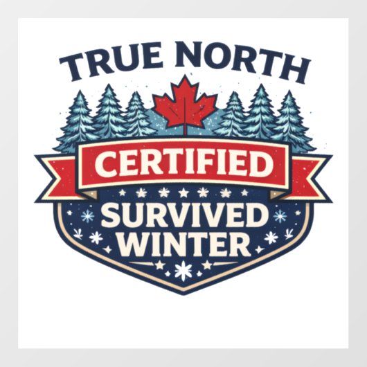 Winnipeg Winter Survival Club Window Cling – 40° ウィンドウサイン (シート)