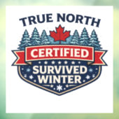 Winnipeg Winter Survival Club Window Cling – 40° ウィンドウサイン (シート3)