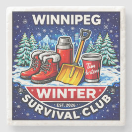 Winnipeg Winter Survival Coaster – Timmies ストーンコースター