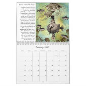 WinonaのクッキーのSteampunkの深海の愚劣 カレンダー (1月 2027)