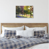 Winona Lake Path 18x12 1.5インチ キャンバスプリント (インサイチュ (寝室))