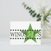 Winos R Us (緑) ポストカード (スタンド正面)