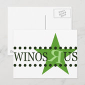Winos R Us (緑) ポストカード (正面/裏面)