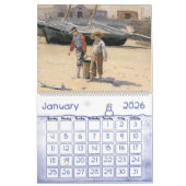 WinslowホーマーのコレクションI カレンダー (1月 2026)