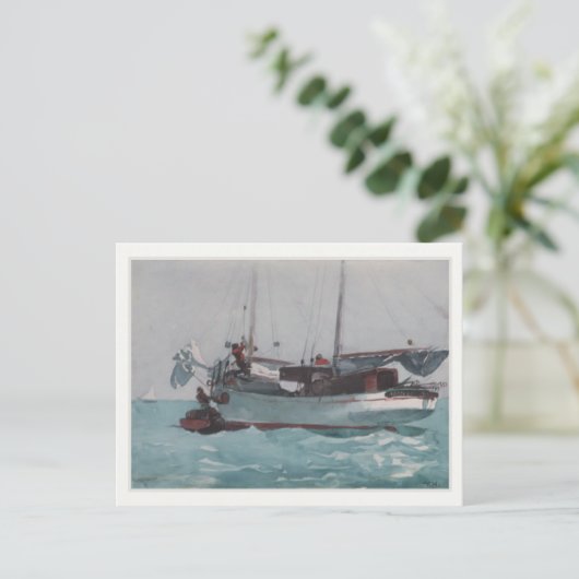 Winslowホーマーの絵画の郵便はがき ポストカード (スタンド正面)