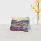 Winslowホーマー著嵐 カード (黄色い花)